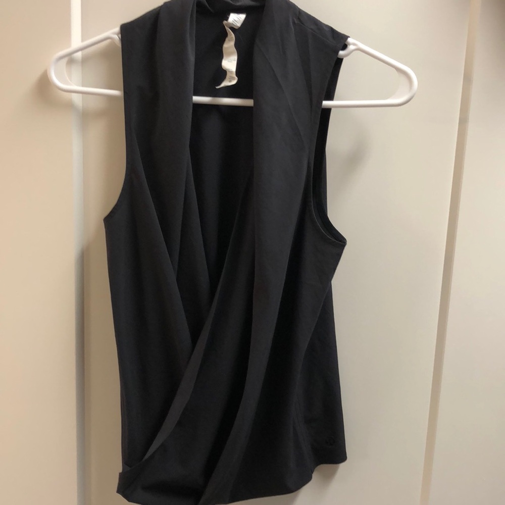 Lululemon sleeveless wrap blouse